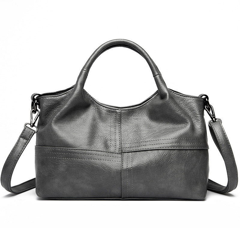 Women's Soft Leather Lightweight Large Capacity Commuter Women's Handbag