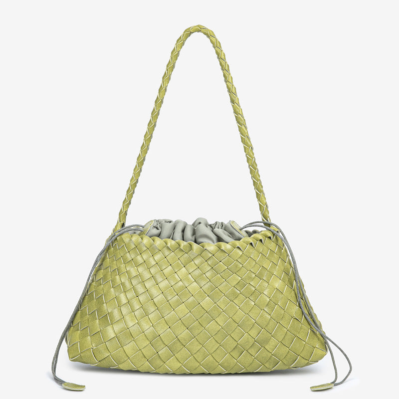 Women's Boat Fashion Hand-woven Retro Son Mother Bags