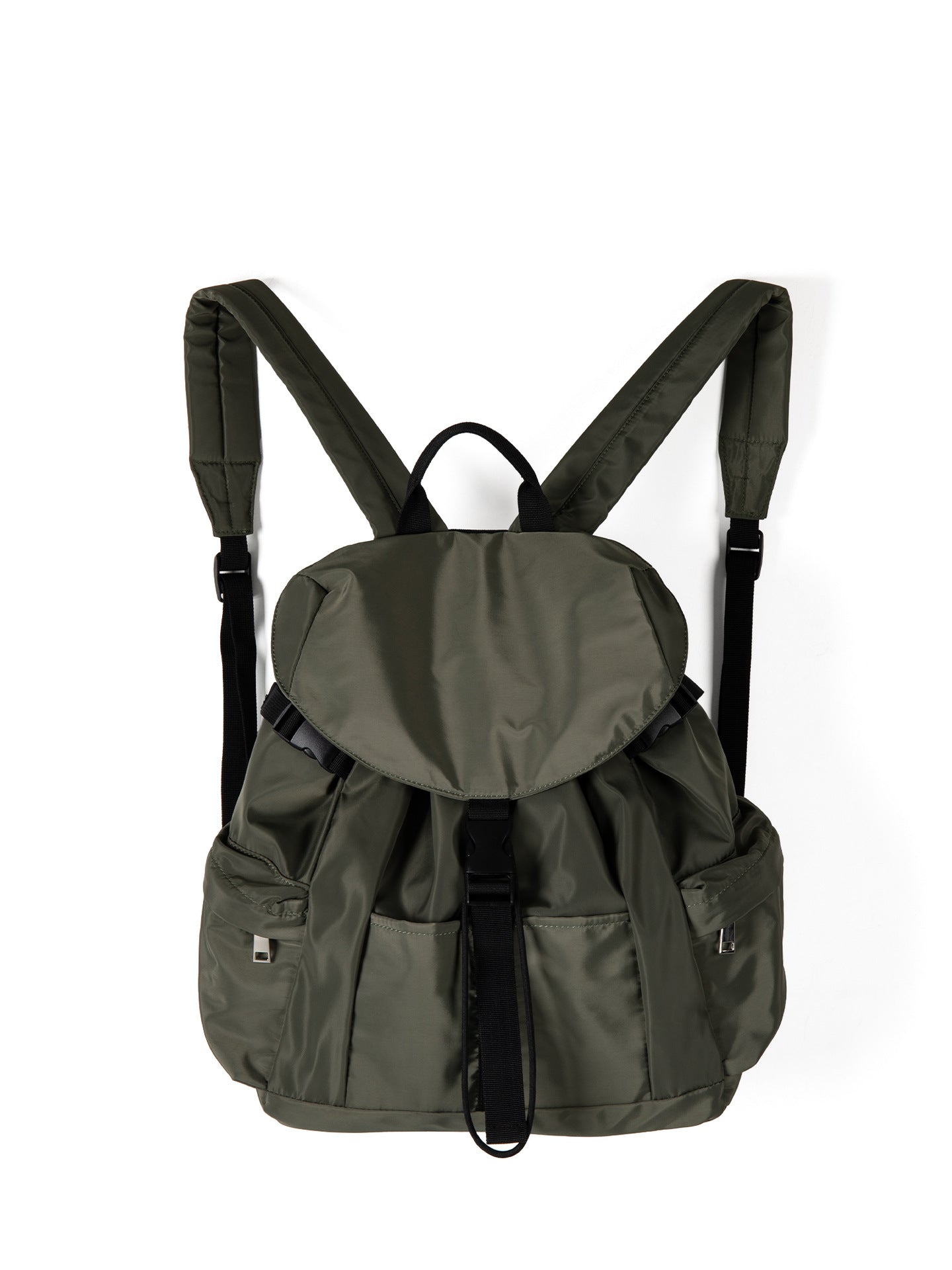 Women's Korean Style Nylon Material Portable Large Backpacks