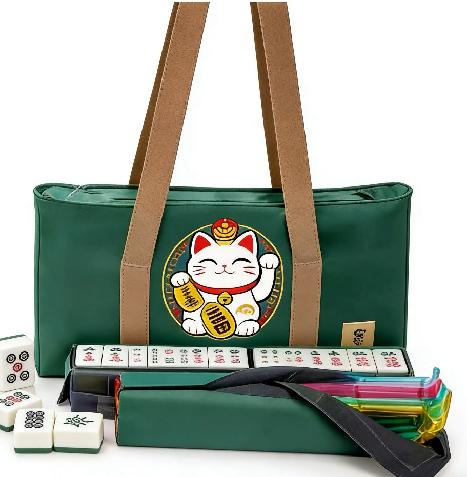 Mahjong Set Large Capacity Portable Toiletry Folding Bags