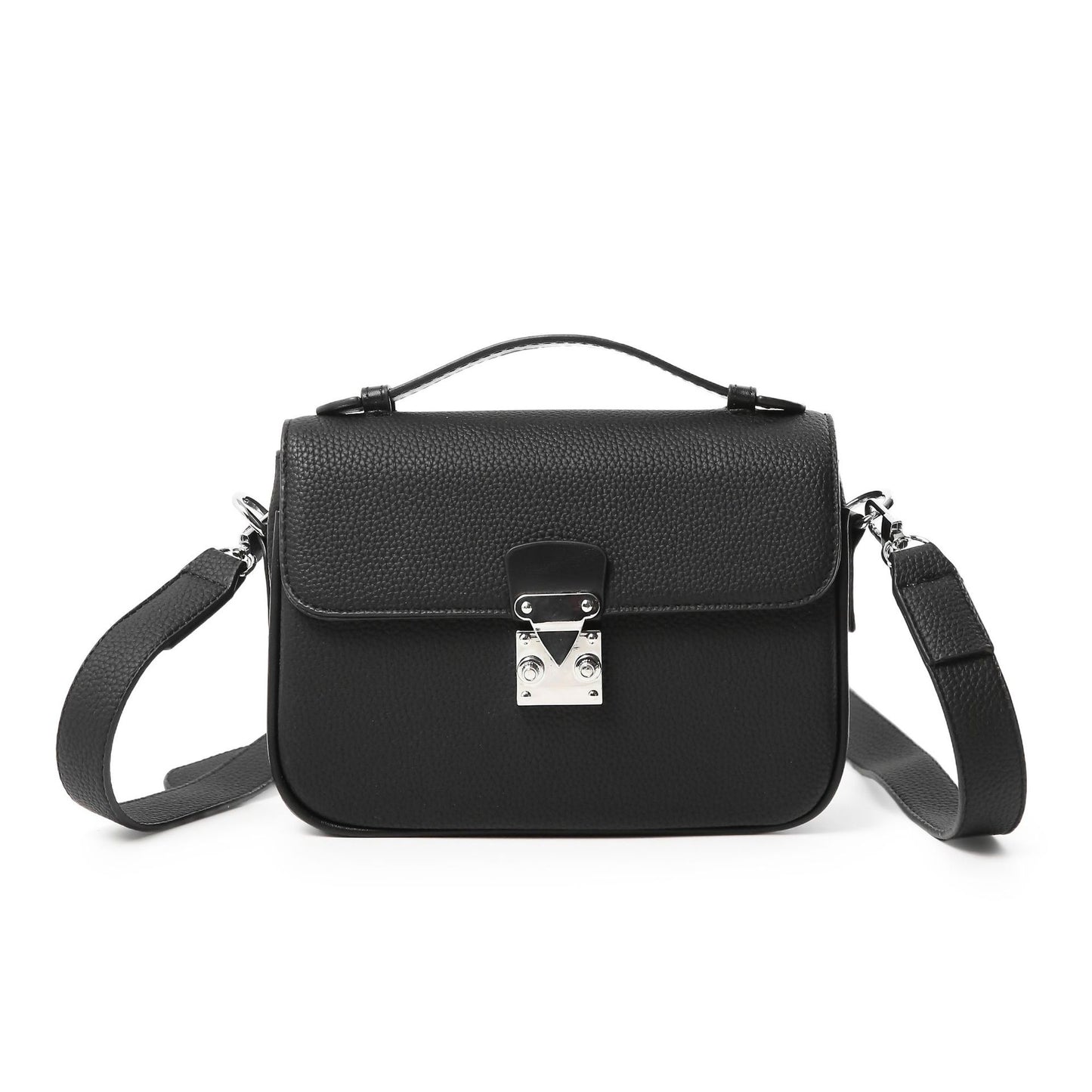 Men's Fashion Twist Leather Fashionable Korean Style Men's Messenger Bag