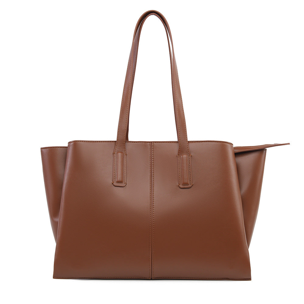 Women's Simple Fashionable Elegant Commute Large Capacity Tote Bag