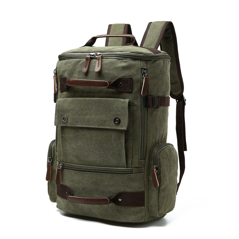 Glamorous Retro Canvas Large Capacity Durable Backpacks
