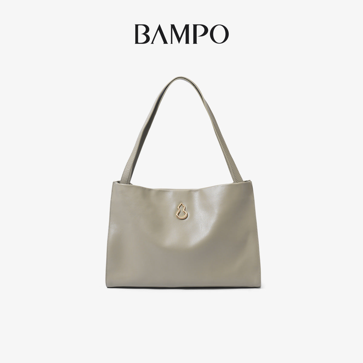 Women's Closed Toe Layer Leather Commuter Gourd Tote Bags