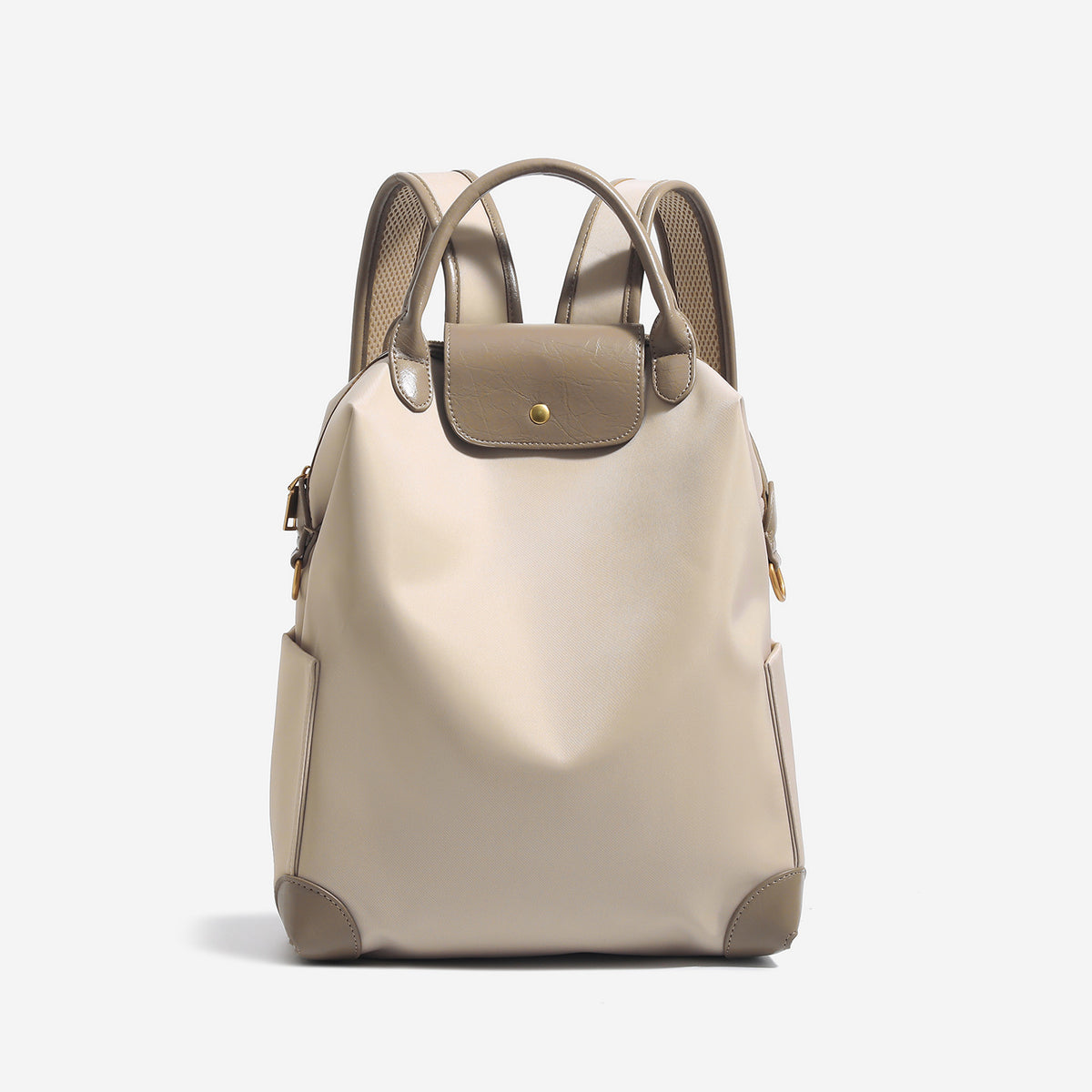 Genuine Leather Nylon Female Commuter Business Trip Computer Large Capacity Women's Backpack