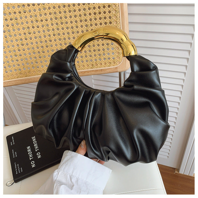 Women's Pleated Cloud High-grade Design Stylish Light Luxury Underarm Bag