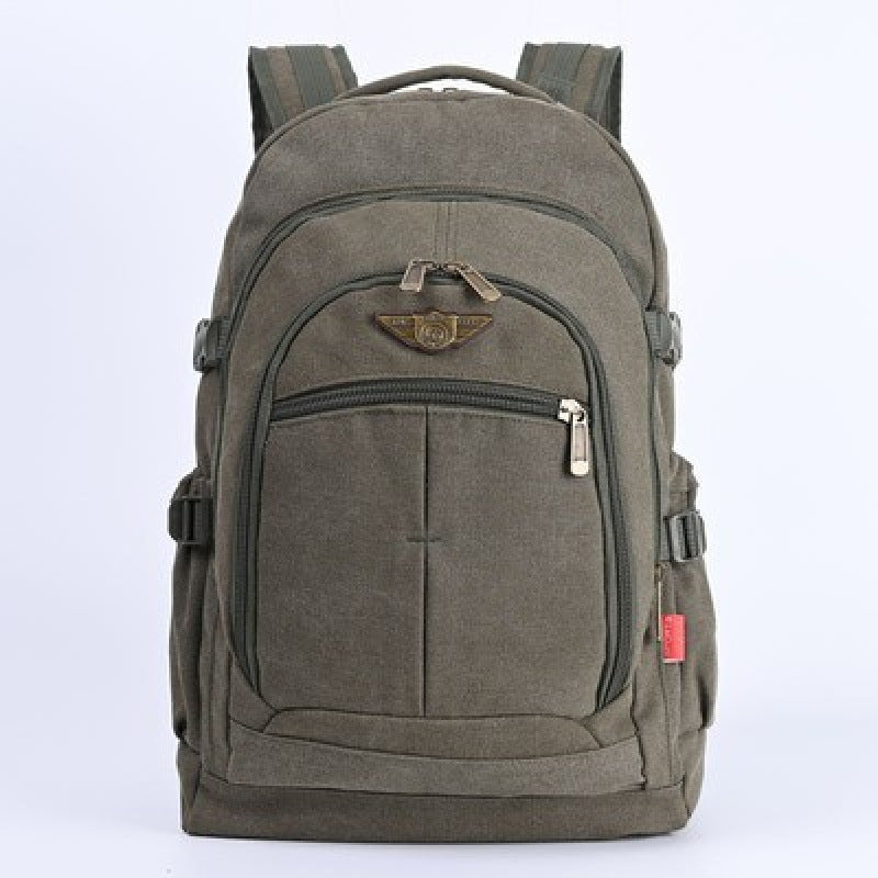 Men's Site Tools Canvas Labor Protection Repair Woodworking Leisure Backpack