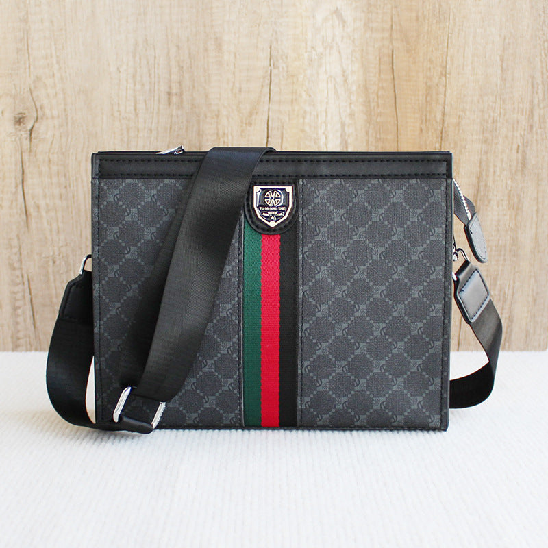 Men's Business Large Capacity Fashion Trendy Hard Handbags