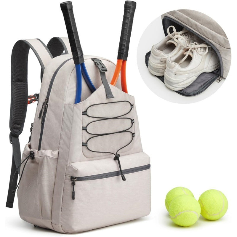 Women's & Men's Fashion Tennis Large Pick Ball Can Hold Rackets With Shoes Bags