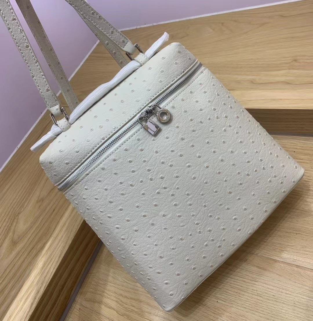 Women's Genuine Leather Waterproof Lightweight Lychee Pattern Women's Backpack
