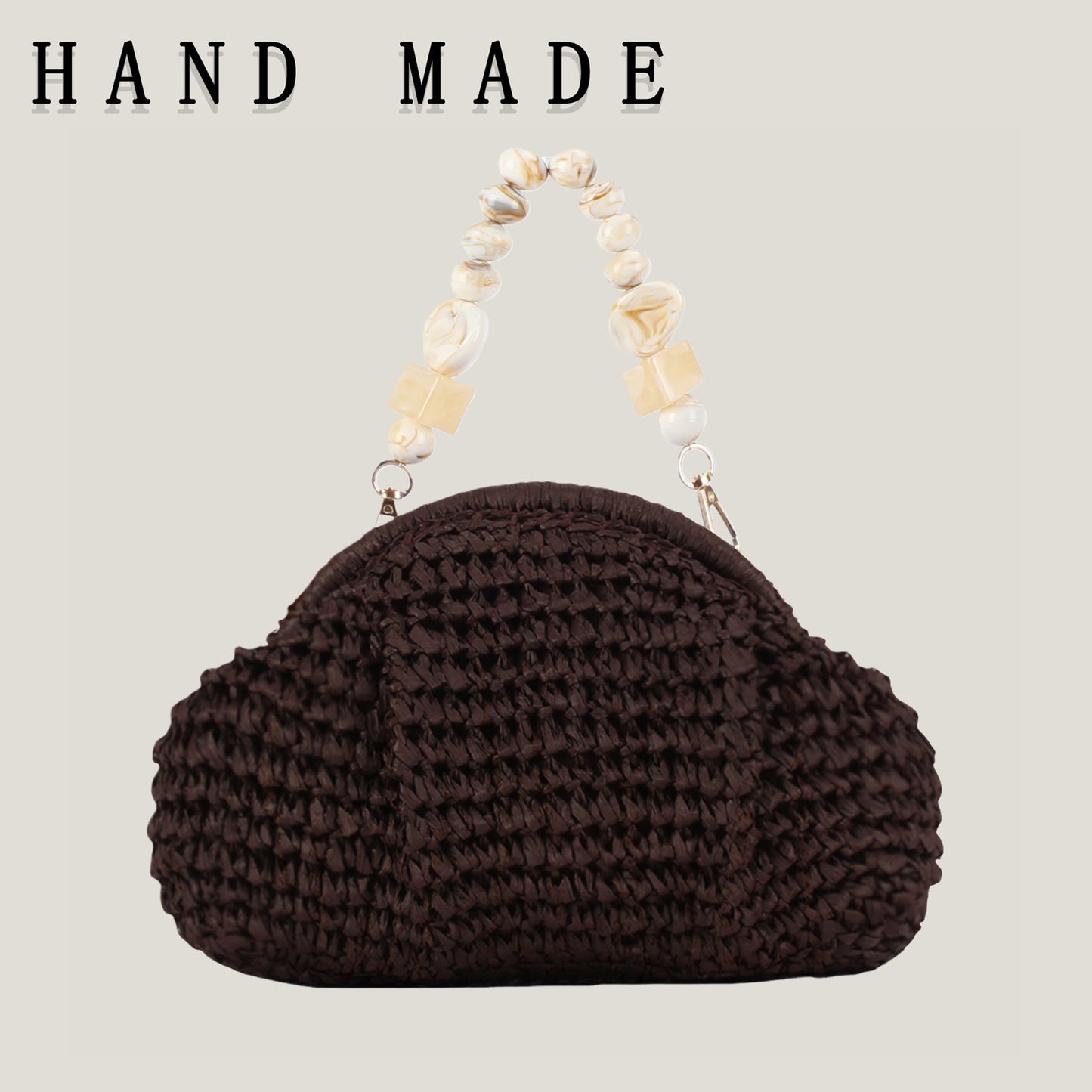 Women's Simple Woven Seaside Vacation Daily Leisure Women's Handbag