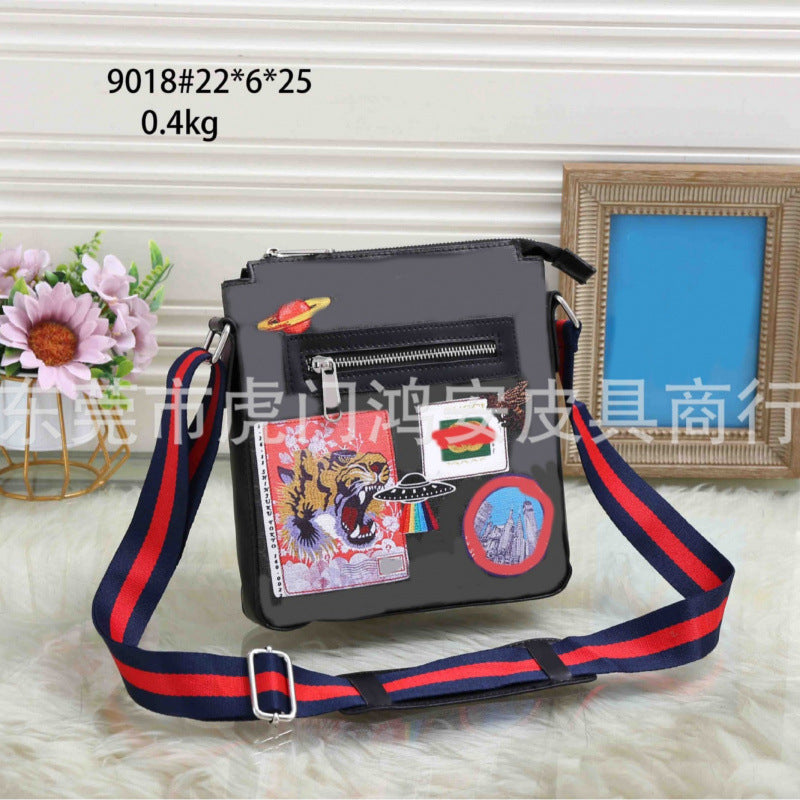Men's Printed Trendy Korean Style Fashion Men's Bags