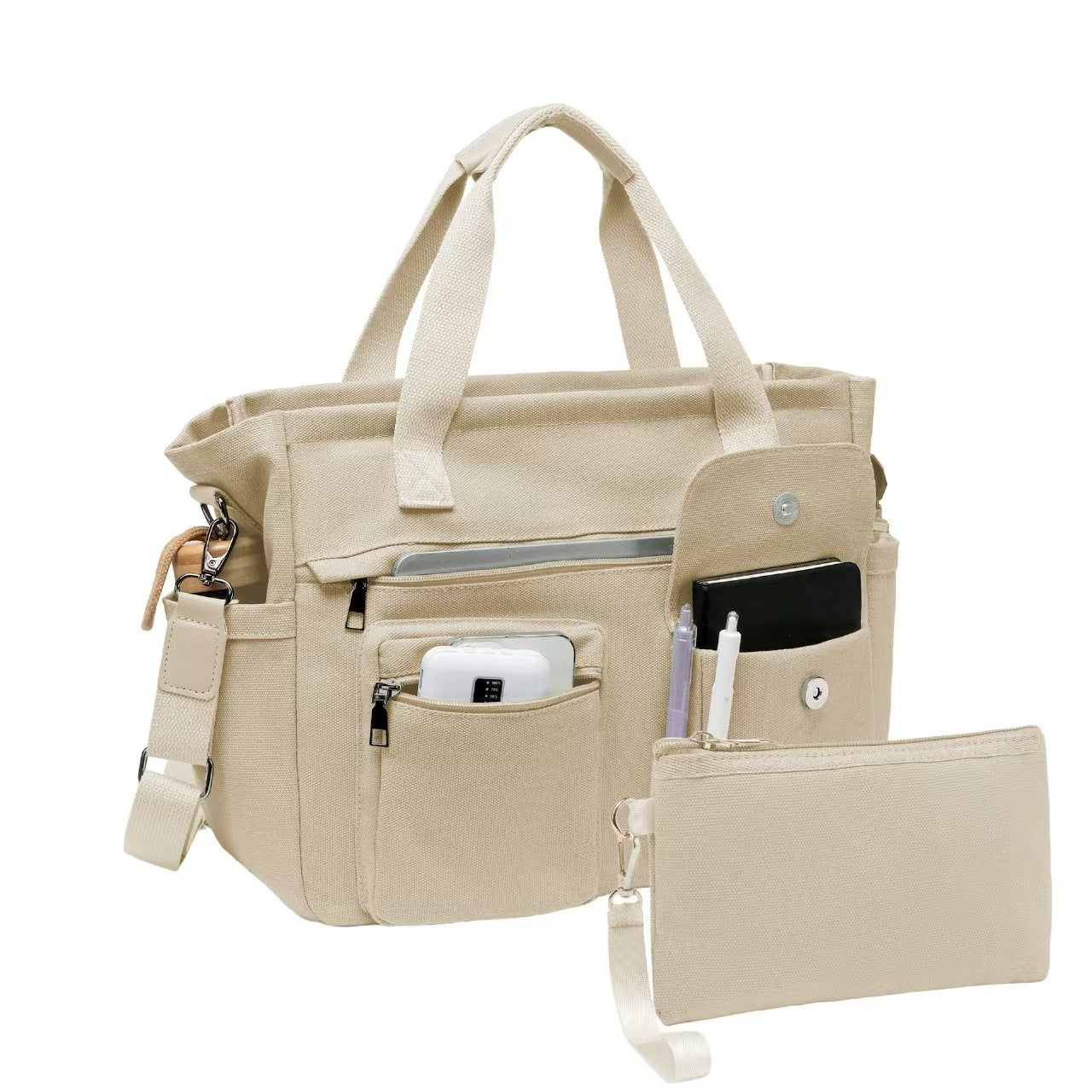 Women's Large Capacity Brief College Teacher Women's Shoulder Bag