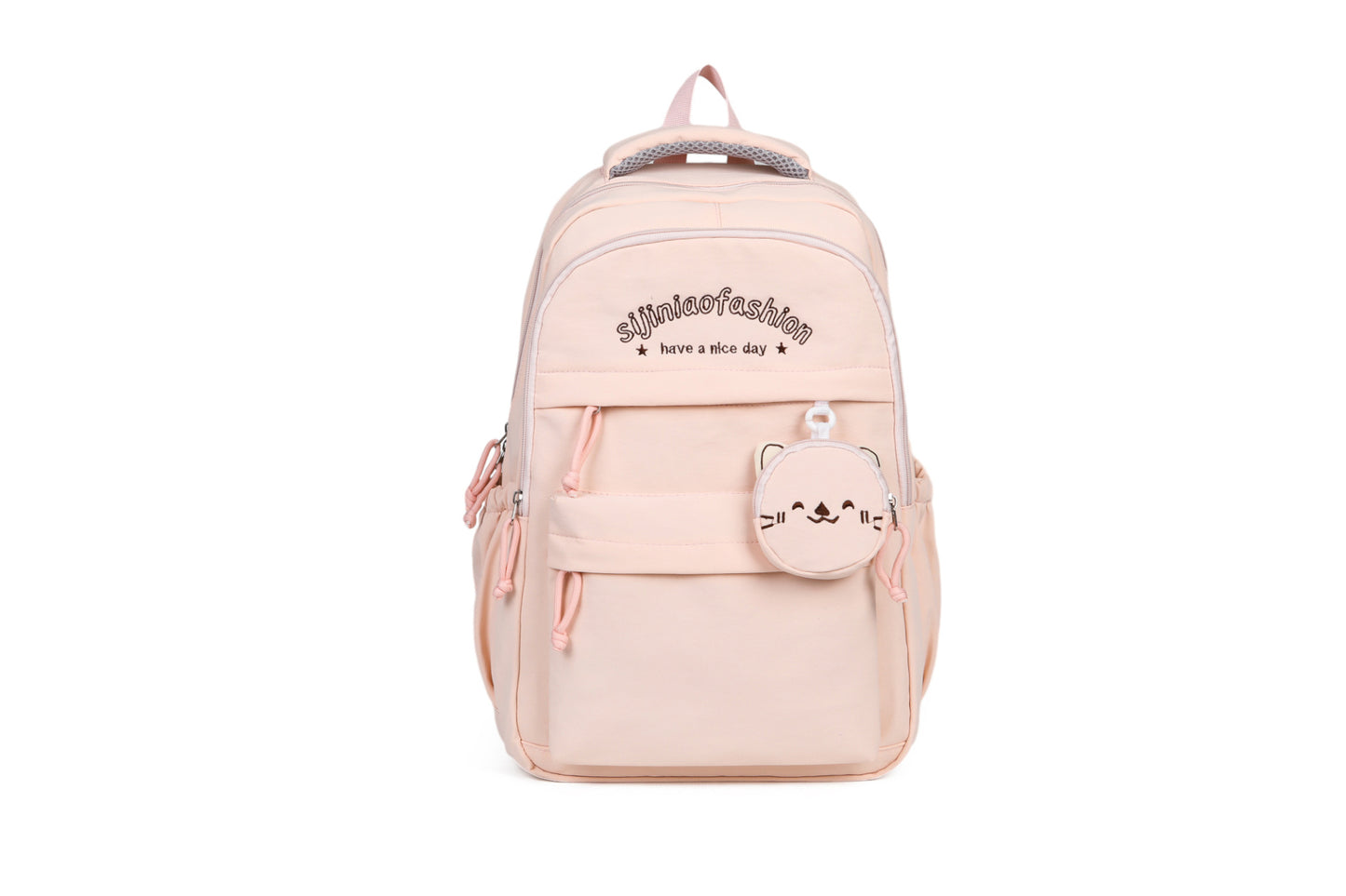 Junior's Female College Solid Color Large Capacity Class Women's Backpack