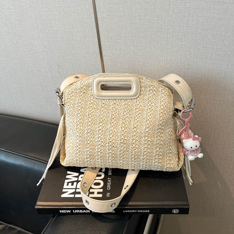 Women's Vintage Leopard Print Portable Pouch Winter Exquisite Bags