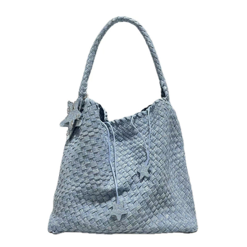 Women's Woven High Sense Clutch Knitted Summer Bags