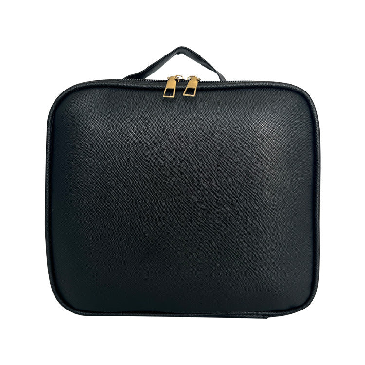 With Mirror Light Rechargeable Advanced Large Capacity Portable Cosmetic Case