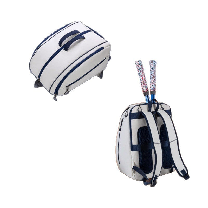 Women's & Men's Peak Ball Racket Storage Waterproof Easy To Wipe With Shoes Sports Backpack