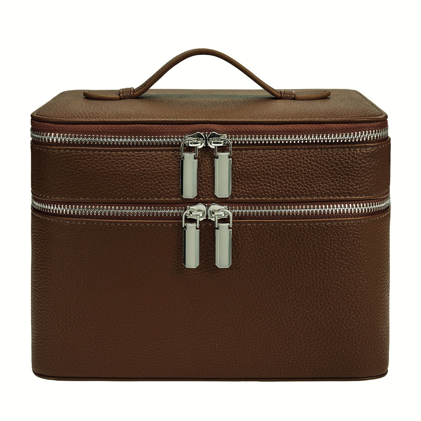 Light Luxury Large Capacity Leather Convenient Cosmetic Cases