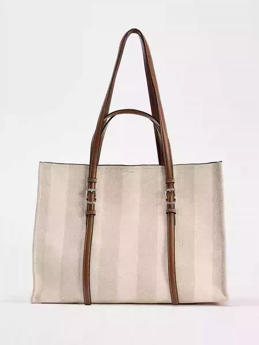 Women's Z Dark Brown Black Commuter Large Bags