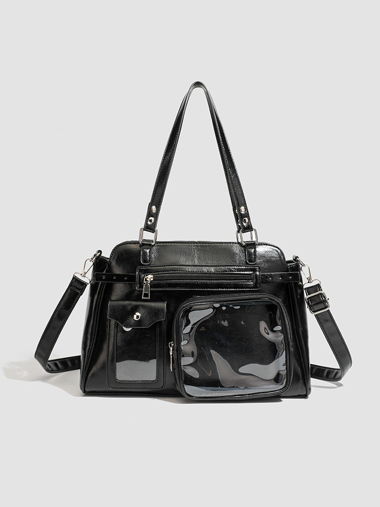 Large Capacity Two-dimensional Uniform Cartoon Fashion Simple College Style Tote Bags