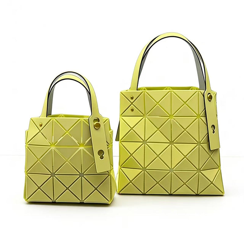 March House Color Nail Diamond Box Geometric Rhombus Macaron Women's Handbag