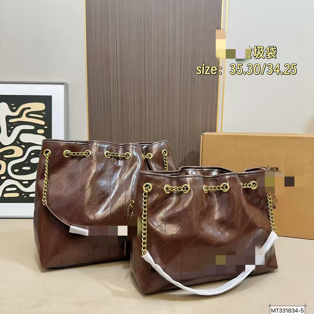 Underarm Oil Vinegar Genuine Leather Fashion Tote Bag