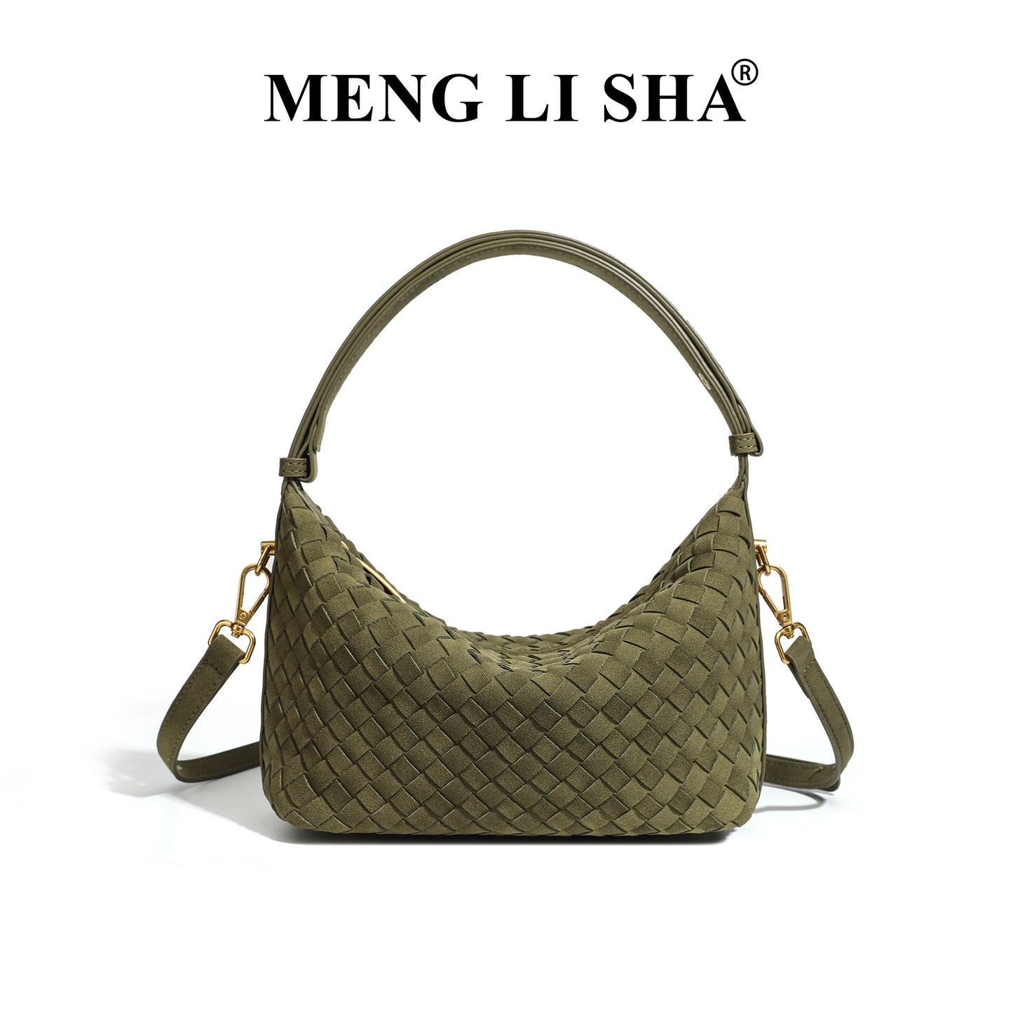 Women's Frosted Vintage Hand-woven Lunch Box Fashion Women's Shoulder Bag