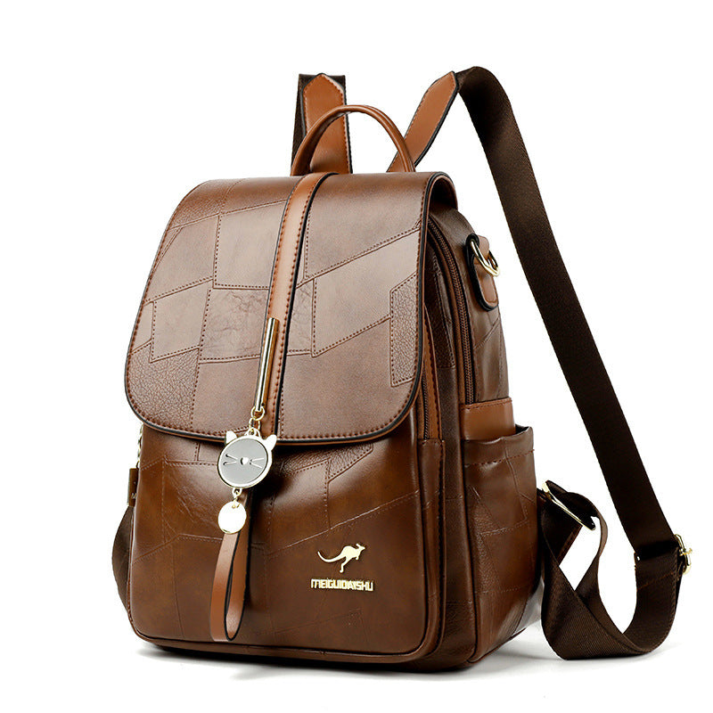 Innovative Trendy Women's Soft Leather Lightweight Travel Bags