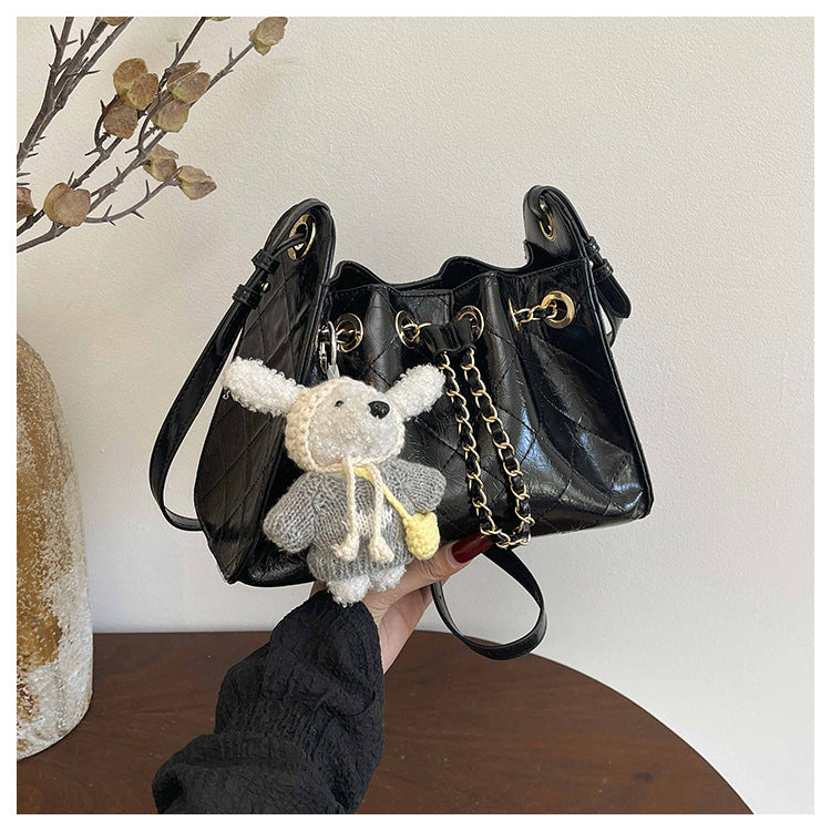 Women's Version Of Style Rhombus Chain Light Luxury Fashion Bucket Bags