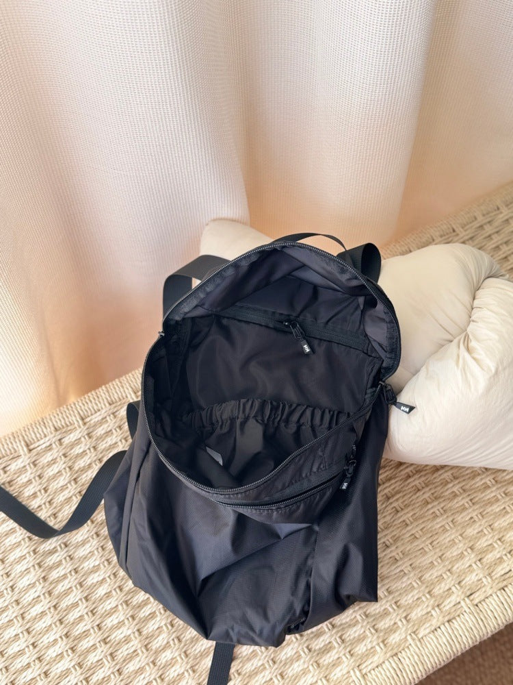 Women's & Men's Double Lightweight Nylon Hiking Waterproof Backpacks