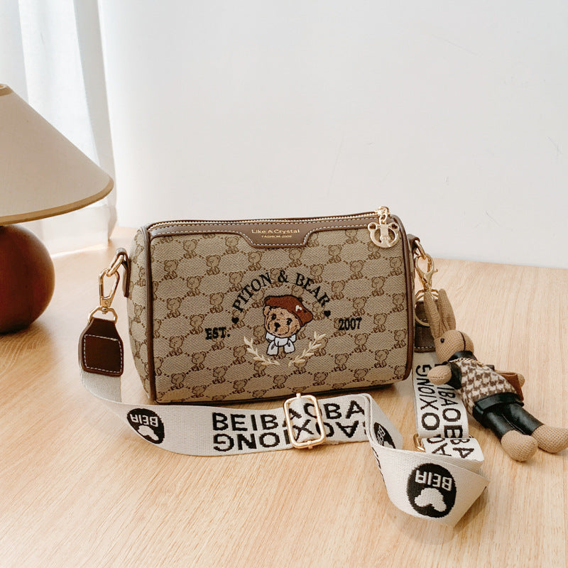 Women's Source Fashion Contrast Color City Simple Women's Messenger Bag