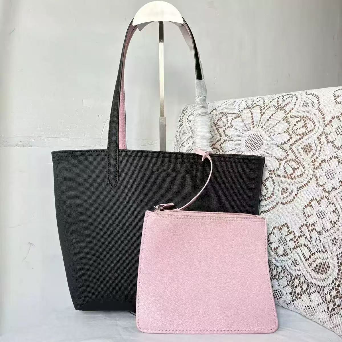 Women's French Double-sided Medium Color Matching Large Capacity Versatile Bags