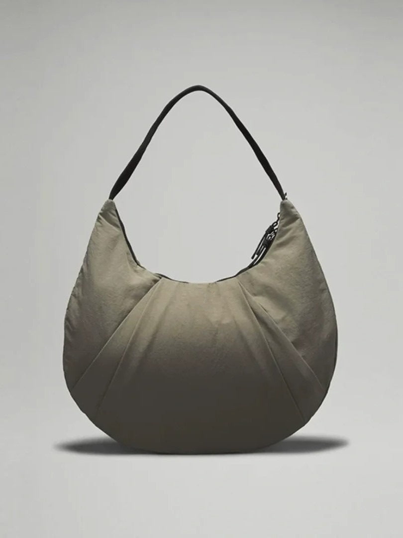 Women's Nylon Yoga Lightweight Large Capacity Horn Underarm Bag