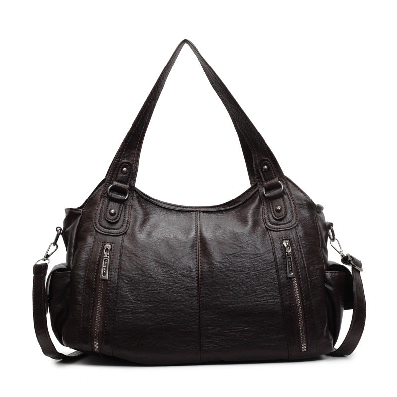 Women's Retro Versatile Fashionable Lightweight Feel Hand-carry Tote Bag