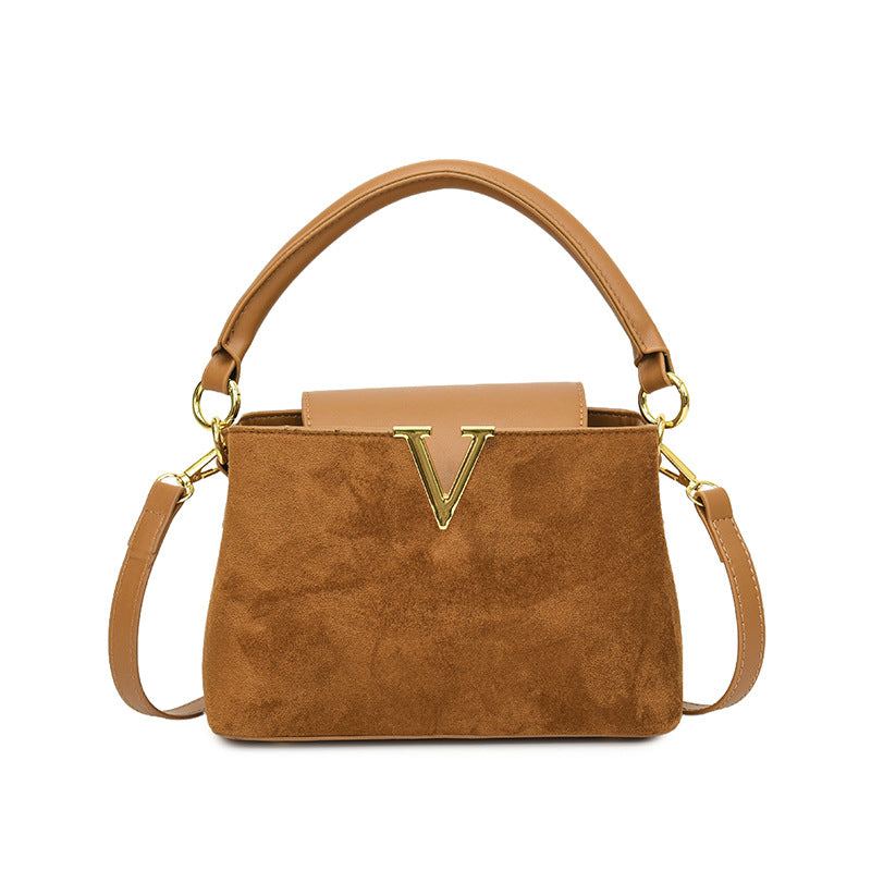 Women's Lychee Pattern Autumn Fashion Detachable Strap Shoulder Bags