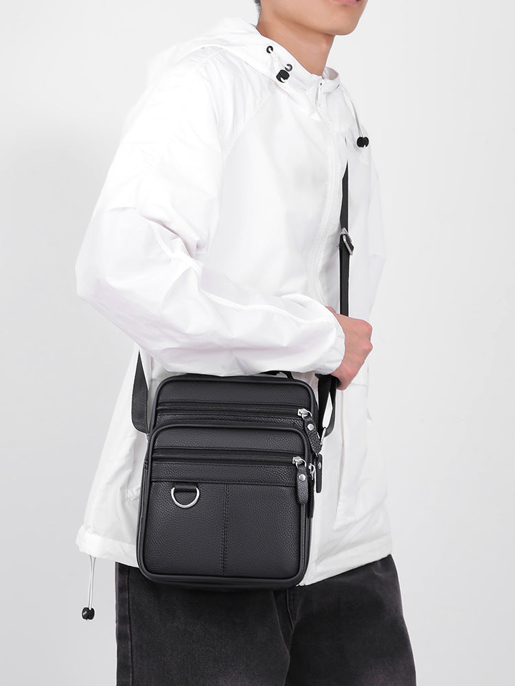 Charming Creative Popular Men's Genuine Leather Men's Messenger Bags