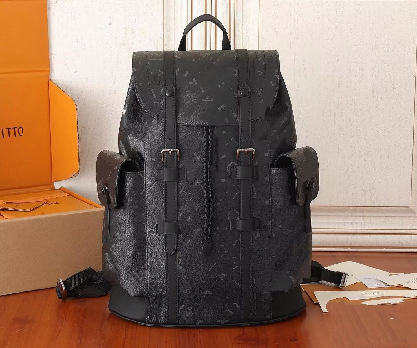 Men's Lu Classic Presbyopic Business Elegant Large Leisure Backpack