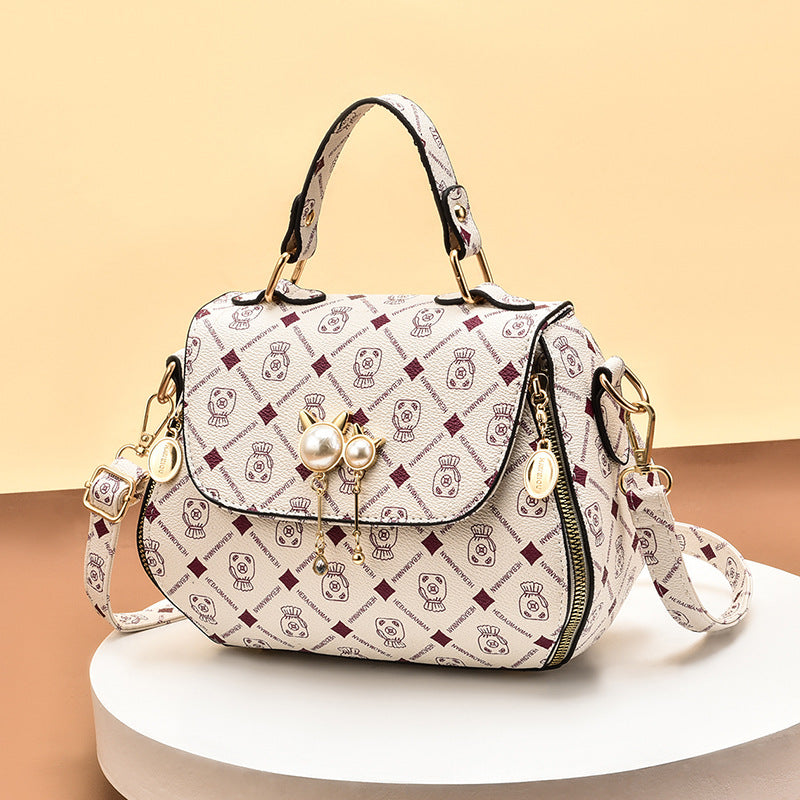 Comfortable Female Lady Fashion Tide Round Women's Shoulder Bag