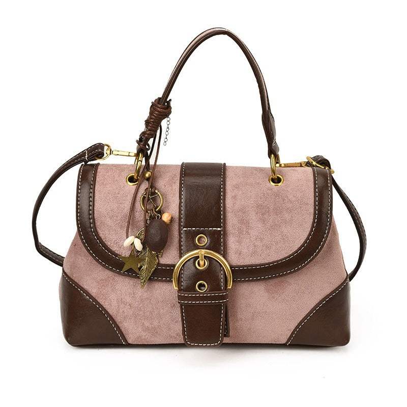 Women's Style Suede Fashionable Large Capacity Commuter Bags