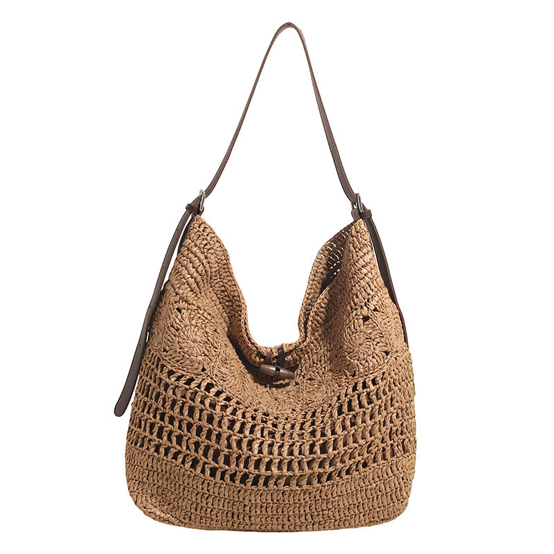 Women's Simple Leisure Commute Summer Fashion Large Capacity Tote Bags