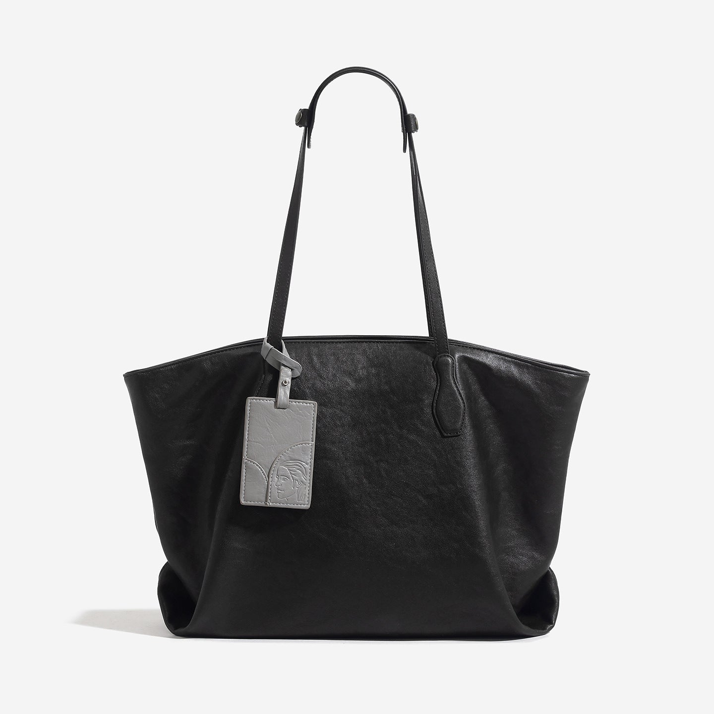 Women's Genuine Leather Niche Large Capacity Totes Advanced Texture Commuter Shoulder Bags