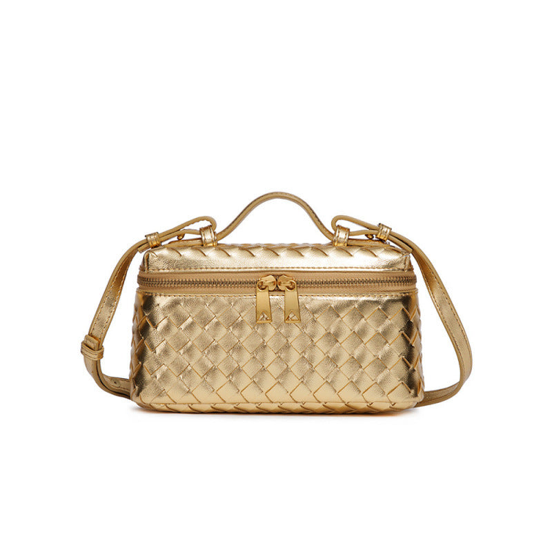 Hand-woven Lunch Box Practical Trendy Portable Women's Shoulder Bag