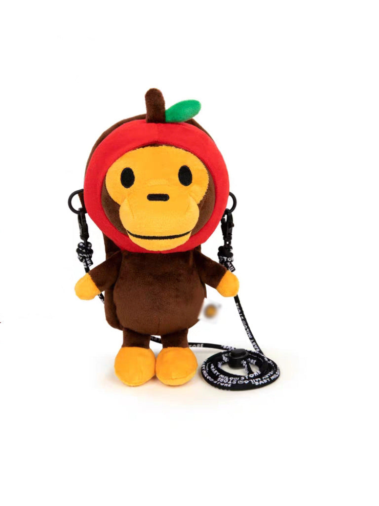 Casual Cute Monkey Apple Cartoon Fashion Bags