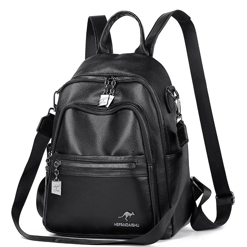Women's Kangaroo Fashion Soft Leather Versatile Large Bags