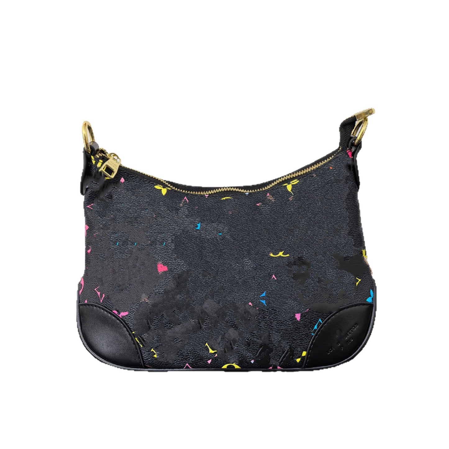 Women's Hand-held Presbyopic Croissant Classic Printing Underarm Women's Messenger Bag