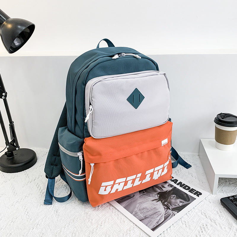 Men's Trendy Korean Fashion Early High Leisure Backpack