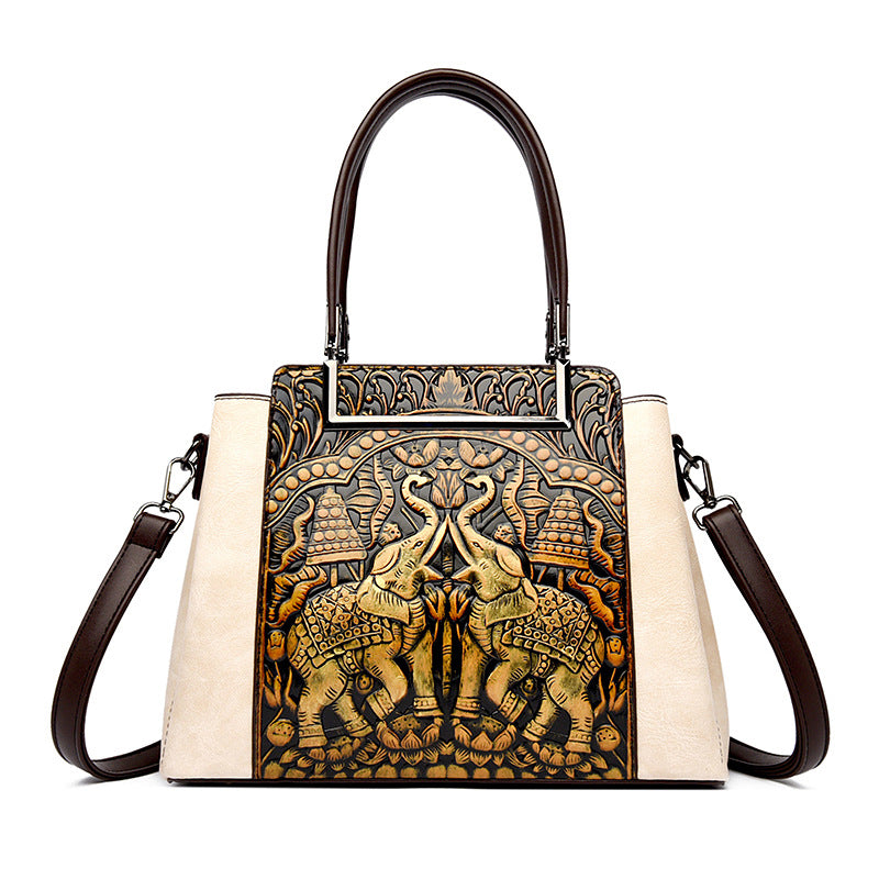 Women's High Sense Large Capacity Retro Fashion Women's Messenger Bag