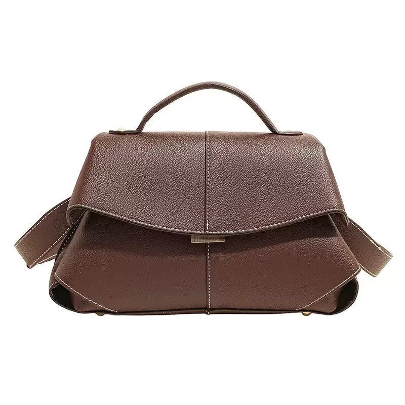 Women's Smile French Style High Sense Niche Boston Fashion Bags