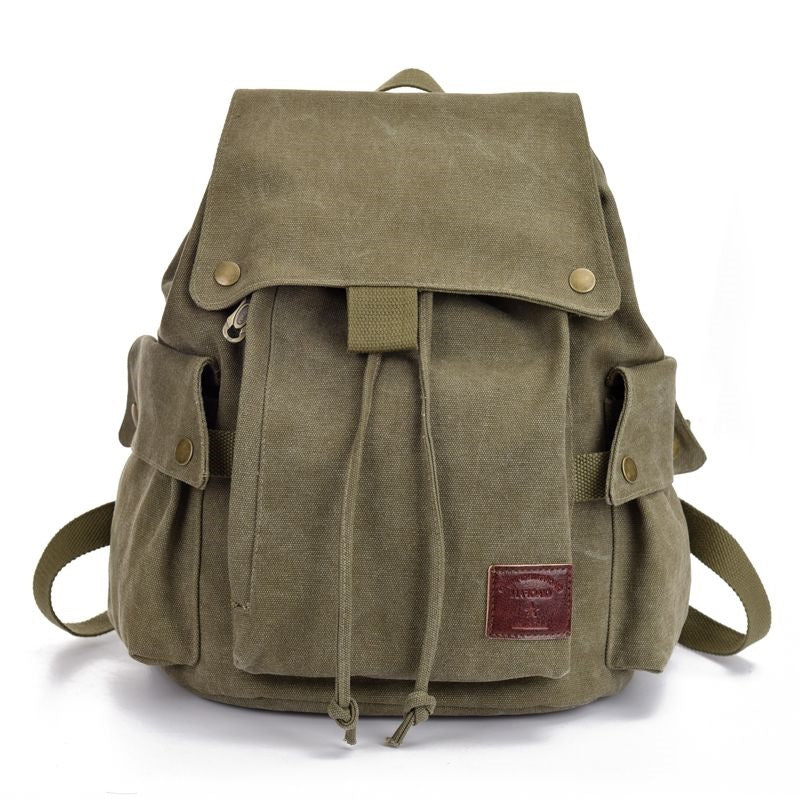Women's & Men's Korean Style Canvas Retro College Tide Backpacks